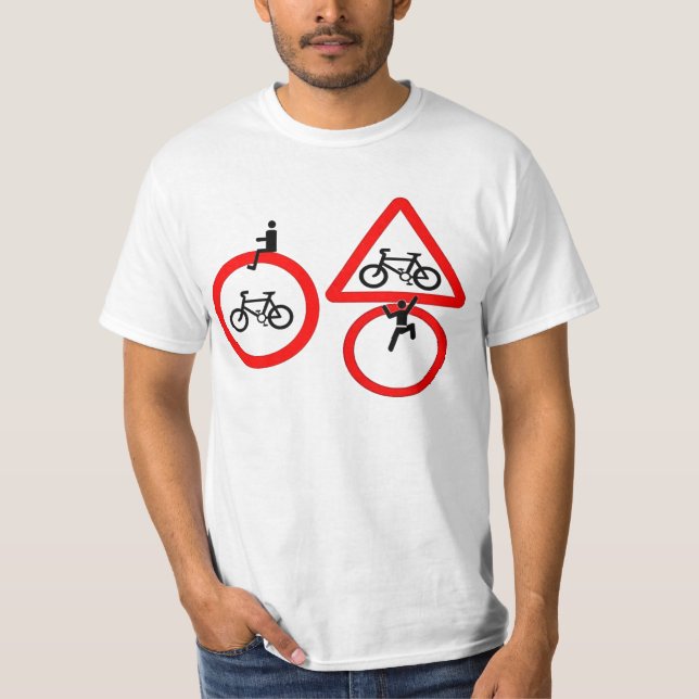 No Cycling! T-Shirt (Front)