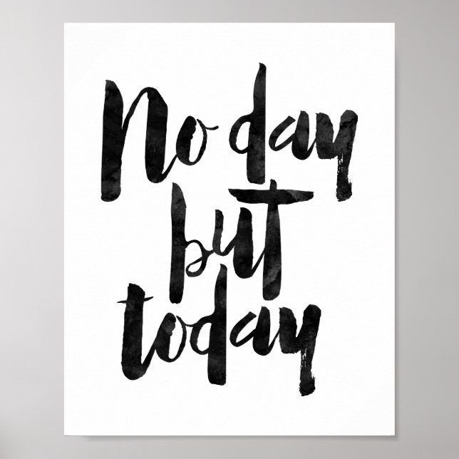 No Day But Today Poster (Front)