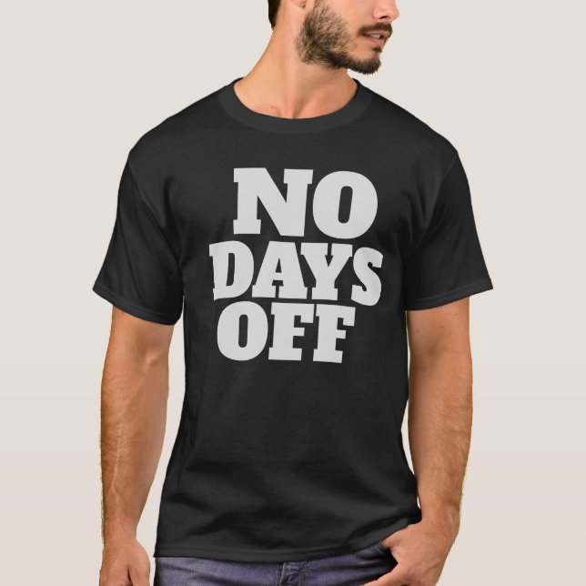 No Days Off Sleeveless Shirt (Front)