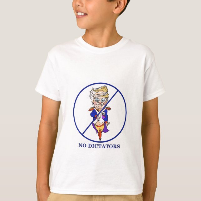 No Dictators Kids T-shirt (Front)