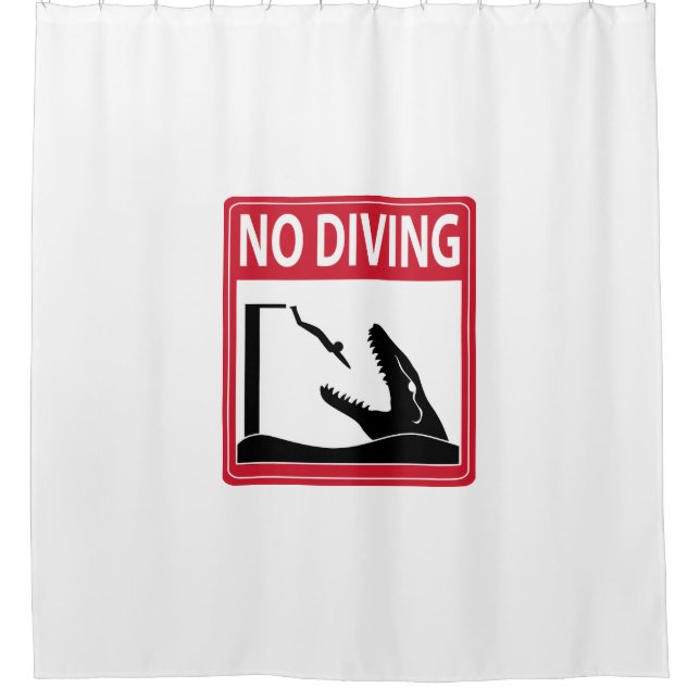 No Diving (Mosasaurus) (Front)