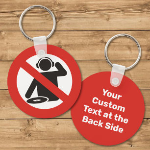No DJ Zone Keychain