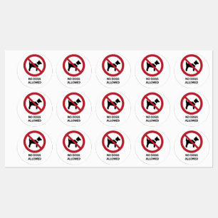 No Dogs Allowed, Prohibition Sign