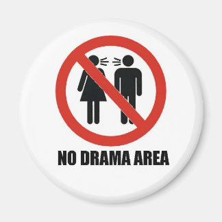 No Drama Area Magnet