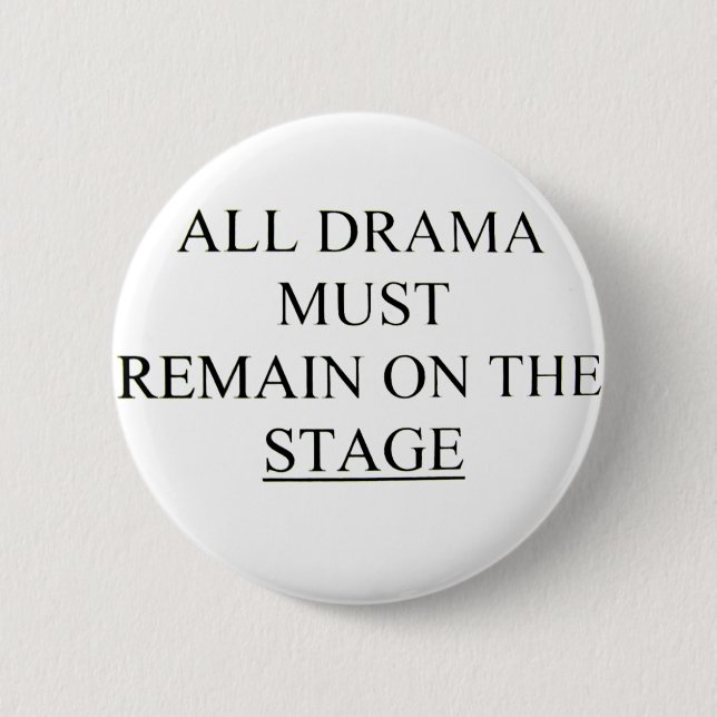 No Drama_ Button (Front)