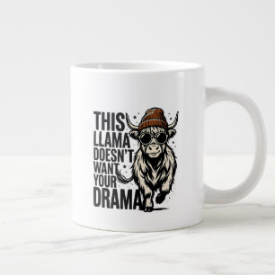 no drama, just a lama mug