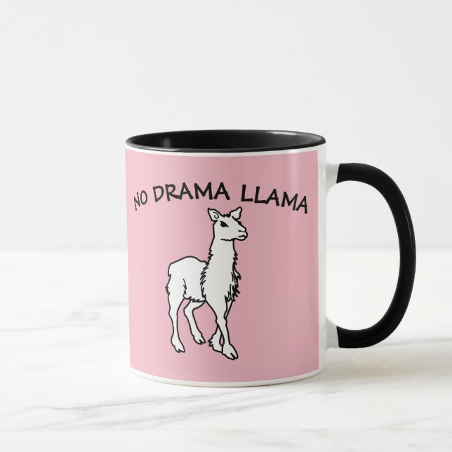 NO DRAMA LLAMA Coffee Mugs (Right)