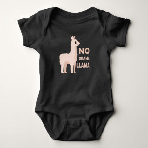 No Drama LLama Cute Animals For Kids Baby Bodysuit