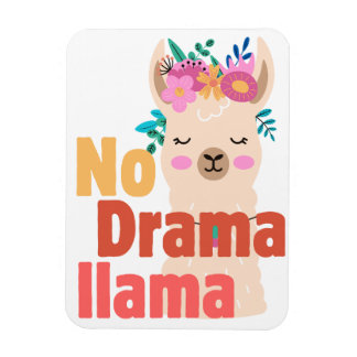 no drama llama magnet