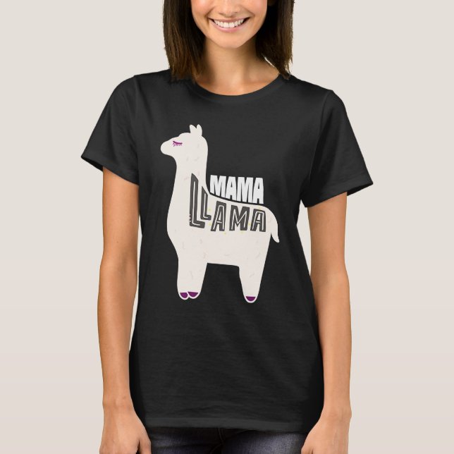 No Drama Llama One Of Mama Llama  For Mama Llama L T-Shirt (Front)
