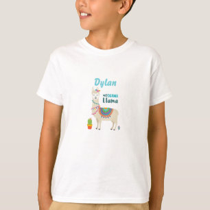 No Drama Llama Personnalised T-Shirt