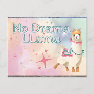No Drama Llama Postcard
