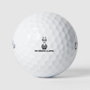 No drama Llama sunglasses Golf Balls
