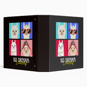 No drama Llamas     Binder