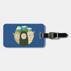 No Drama Llamas Brothers Luggage Tag