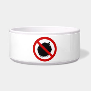 NO Durian Tropical Fruit ⚠ Thai Sign ⚠