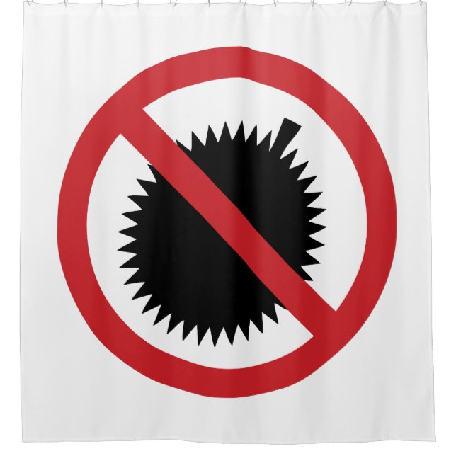 NO Durian Tropical Fruit ⚠ Thai Sign ⚠ (Front)