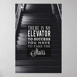 No Elevator to Success Poster