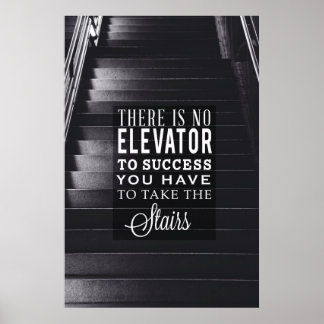 No Elevator to Success Poster