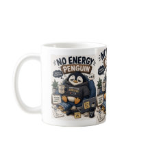 No Energy Penguin Mentally on Vacation CozyPenguin