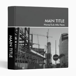 No Entry Construction Photo Book Binder