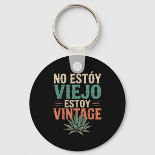 No Estoy Viejo Estoy Vintage Funny Spanish Quote D Keychain