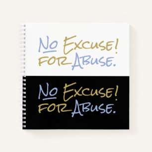 No Excuse for Toxic Emotional Abuse Empowerment Notebook
