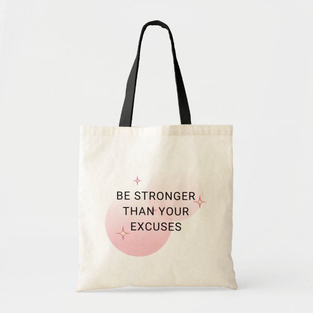 No Excuse Inspo Tote Bag (Front)