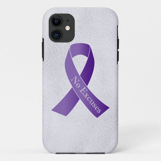 No Excuses for Abuse Domestic Violence Verbal Case-Mate iPhone Case (Back)
