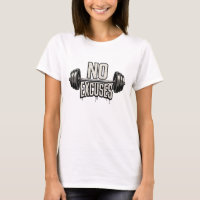 No Excuses Hardcore Weightlifting Fitness Motivati