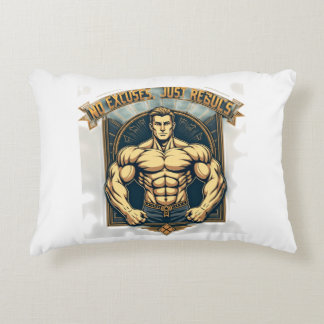No Excuses Just Results Accent Pillow