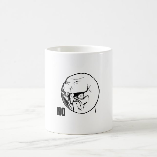 No Face Meme Coffee Mug (Center)