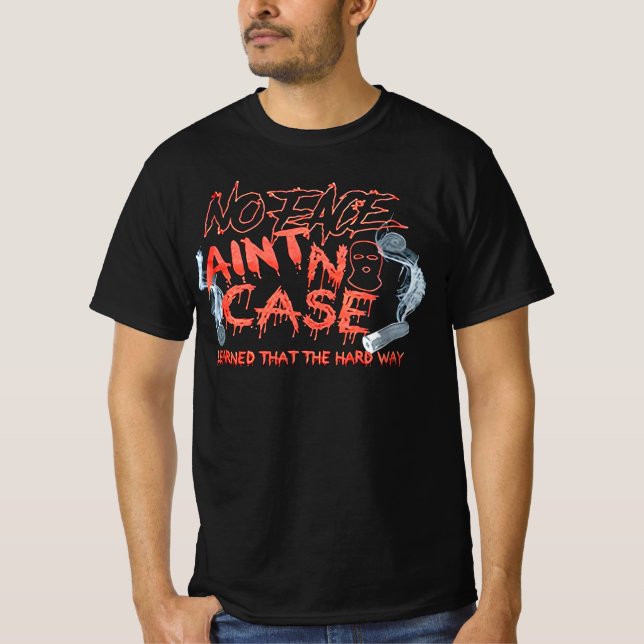 " No Face No Case King Von" T-Shirt (Front)
