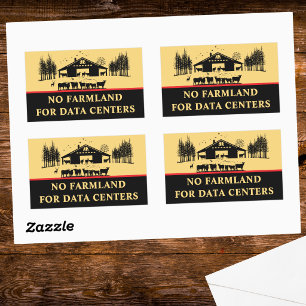 No Farmland for Data Centres - Protect Our Farms Sticker