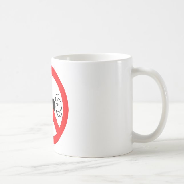 No Fart Zone Coffee Mug (Right)
