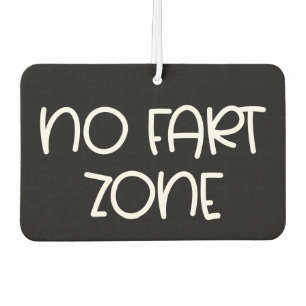 No fart zone funny air freshener