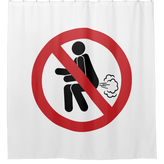 NO Farting ⚠ Funny Thai Toilet Sign ⚠ (Front)