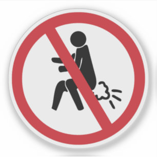 NO Farting ⚠ Funny Thai Toilet Sign ⚠