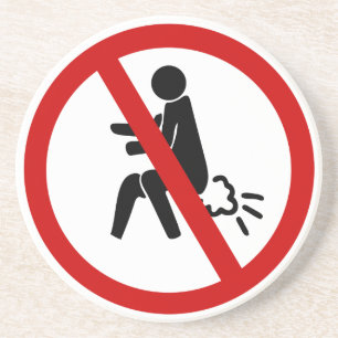 NO Farting ⚠ Funny Thai Toilet Sign ⚠ Coaster