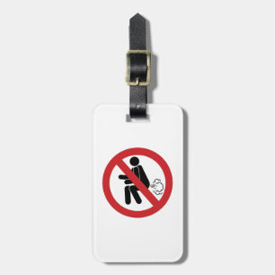 NO Farting ⚠ Funny Thai Toilet Sign ⚠ Luggage Tag