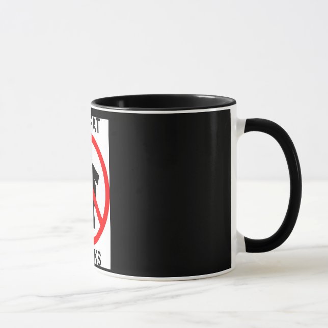No fat chick mug (Right)