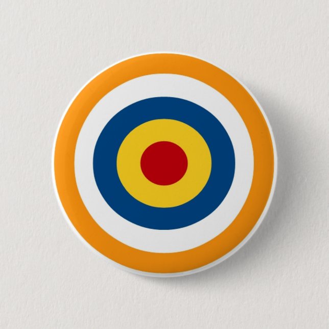 No Fear 2 Inch Round Button (Front)