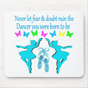 NO FEAR JUST FAITH BALLERINA MOUSE PAD
