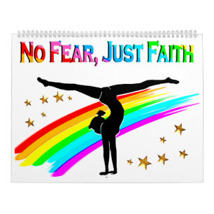 NO FEAR, JUST FAITH GYMNASTICS CALENDAR