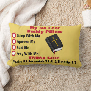 No Fear -  Lumbar Pillow 13" x 21"