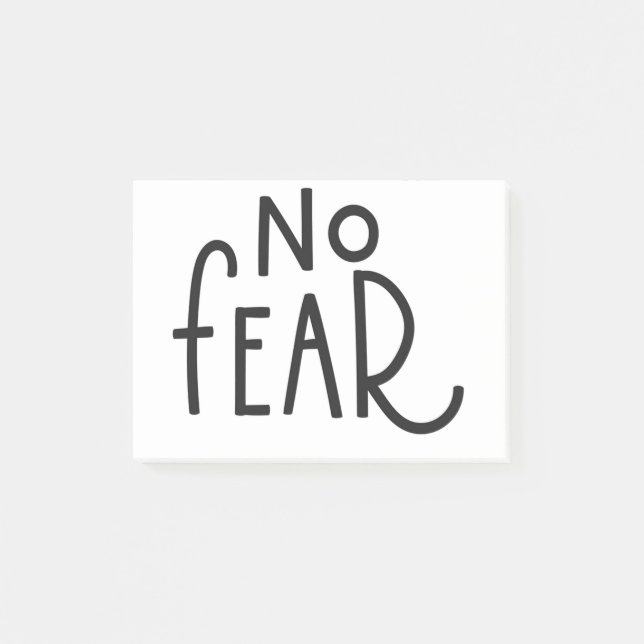 no fear post-it notes (Front)