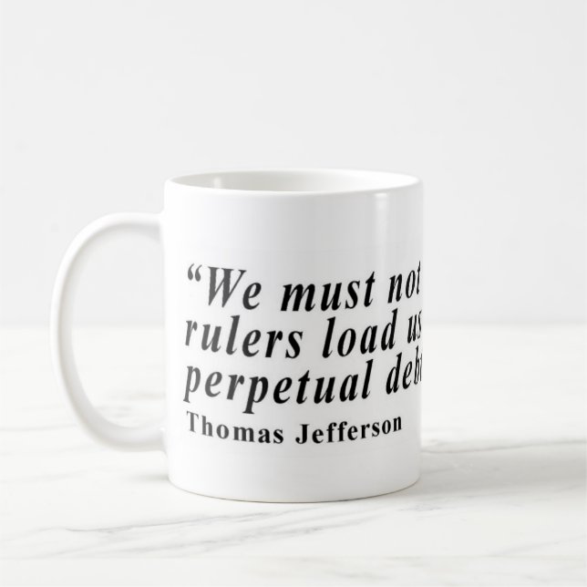No Federal Reserve mug (Left)