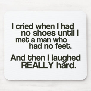 No Feet Mousepad" Mouse Pad