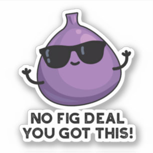 No Fig Deal I Got This Funny Fruit Pun 