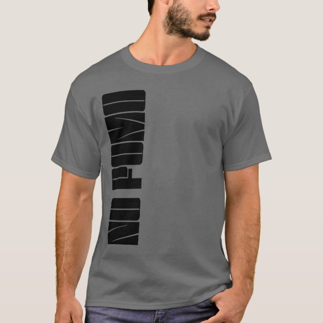 NO FOMO Bitcoin Crypto T-Shirt (Front)